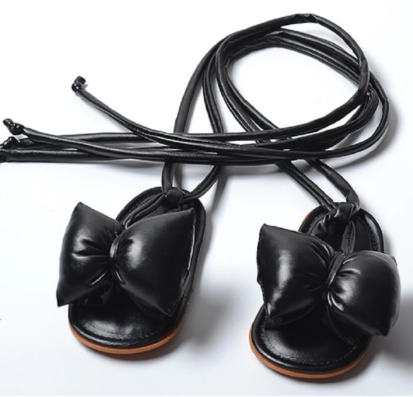 Обувь для маленьких девочек сандалии с большими бабочками римские новорожденных