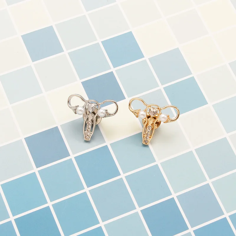 2 шт./компл. брошь в виде матки Женская Брошь ювелирное украшение кристалл модный