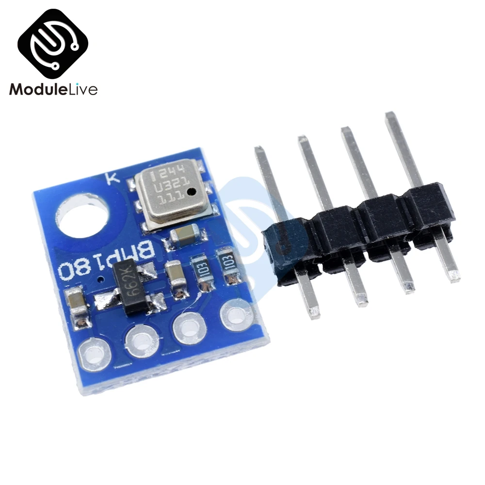 2PCS GY-68 BMP180 GY68 Digital Barometric Pressure Sensor Board Module I2C Interface For Arduino Compatible with BMP085 | Инструменты