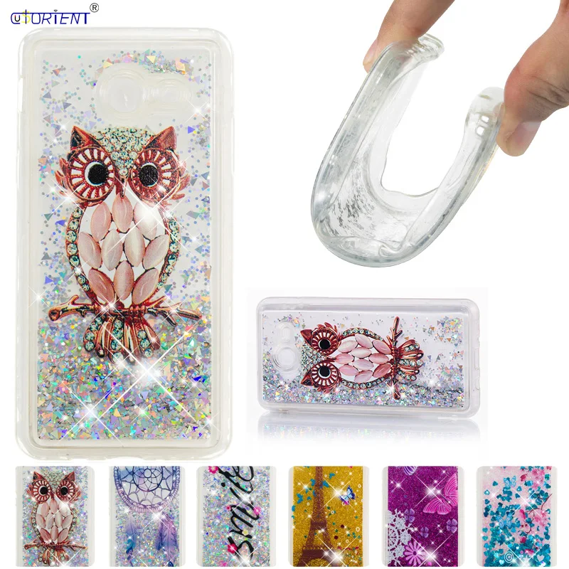 Силиконовый Блестящий динамический жидкий зыбучий песок чехол для Samsung Galaxy J3 J5 J7