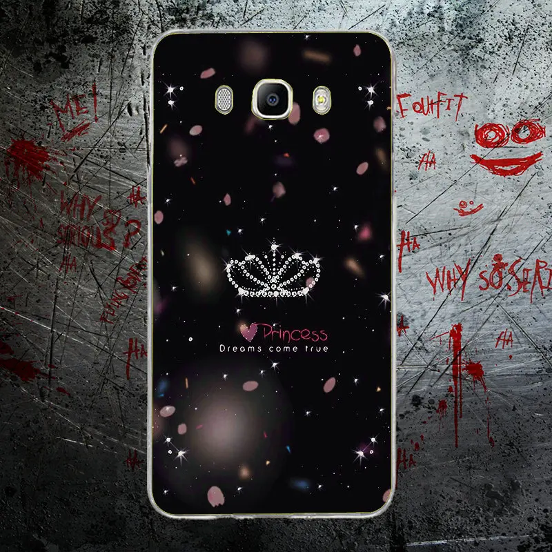 Picture 10 Мягкие силиконовые чехлы для телефона из ТПУ для Samsung Galaxy A3 A5 A7 J5 J7 J3 J1 J2 Coque основа queen Корона короля принцессы - Цвет: Picture 10