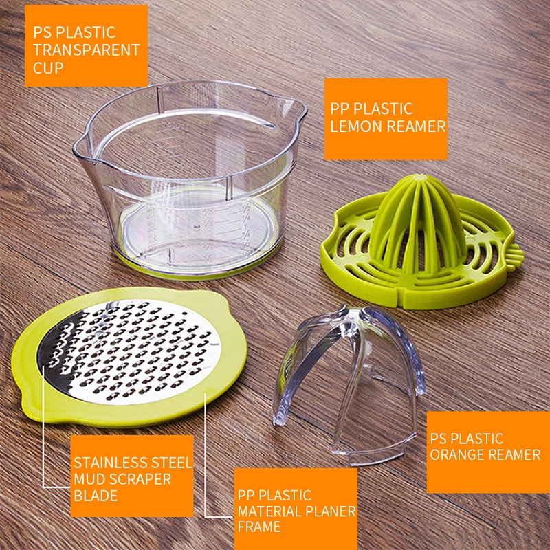 Sunhanny Citrus Juicer Lemon Orange Manual Hand Squeezer Press + Measuring Cup Kitchen accessories Tools | Дом и сад