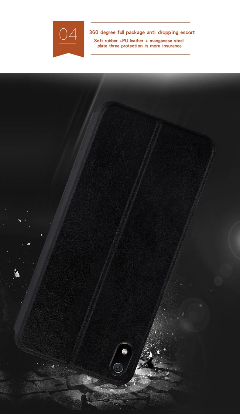 Mofi для xiaomi redmi 7A чехол роскошный Флип кожаный чехол из искусственной кожи чехол для xiaomi redmi 7a