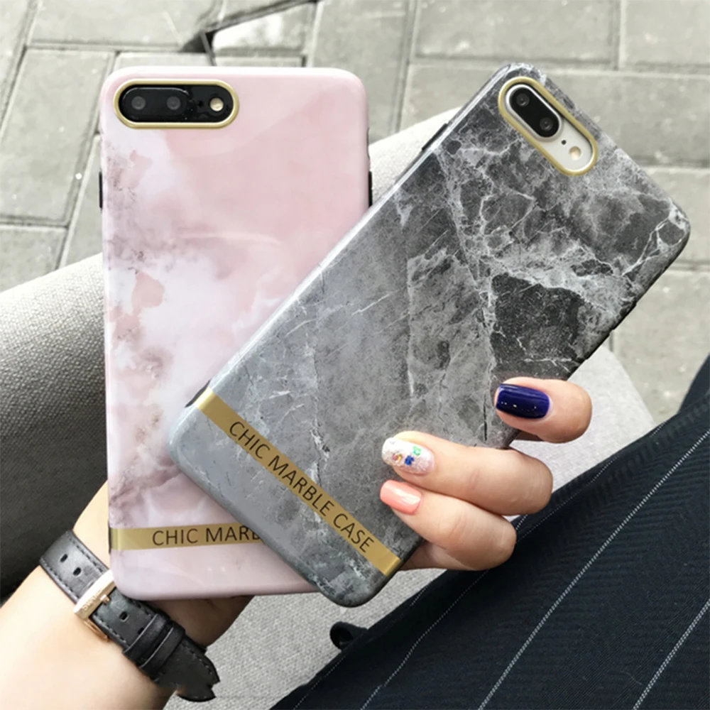 DESKAVE Новый мраморный чехол для iPhone 6 6S 7 8 PLUS телефона X 8X Защитные Мягкие