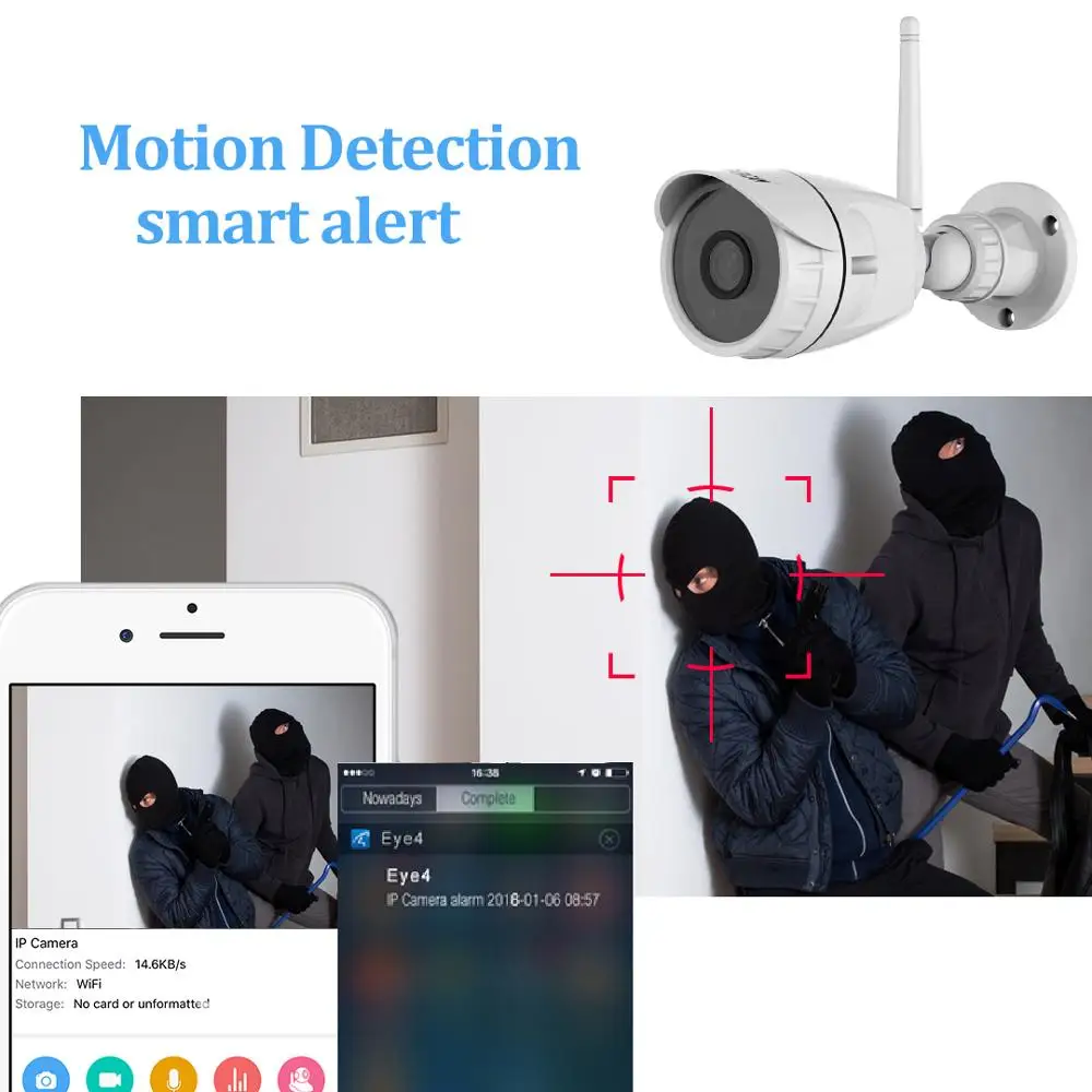 VStarcam 1080P 2MP FHD Безопасность Видеонаблюдение Камеры Беспроводной ИК CUT CCTV Наружная