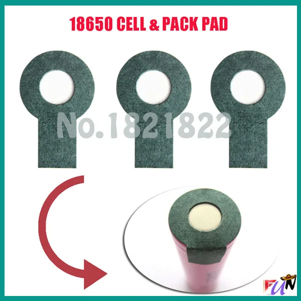 10 шт./большой размер 18650 изоляционная прокладка Защита аккумулятора одиночная