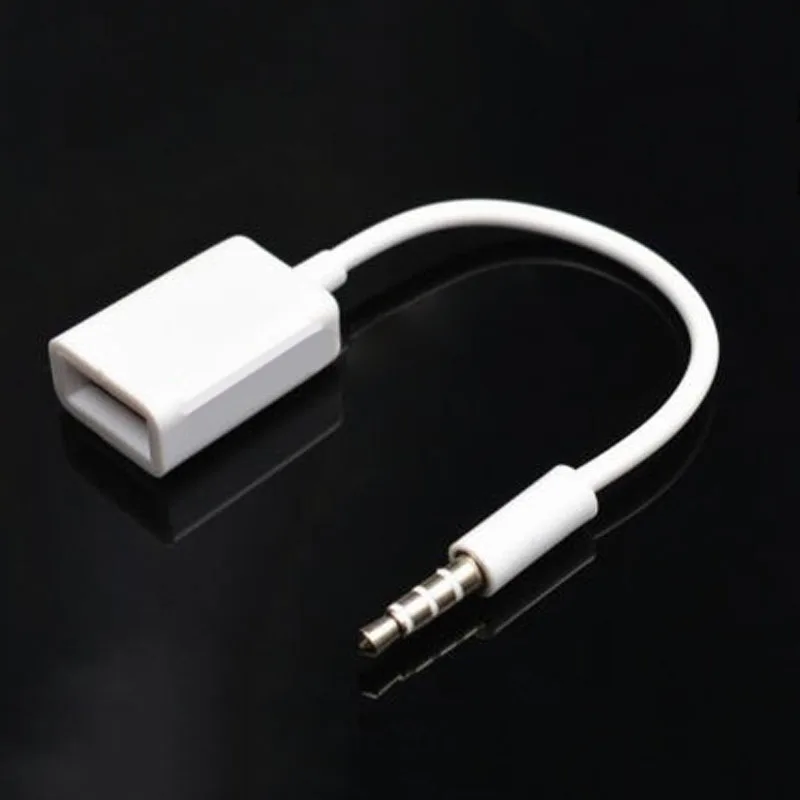 Автомобильный Переходник 3 5 мм штекер AUX аудио к USB 2 0 | Автомобили и мотоциклы