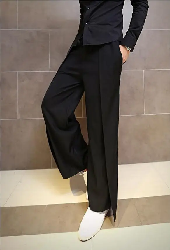 Новинка 2017 Мужская одежда Модные Винтажные индивидуальные широкие брюки