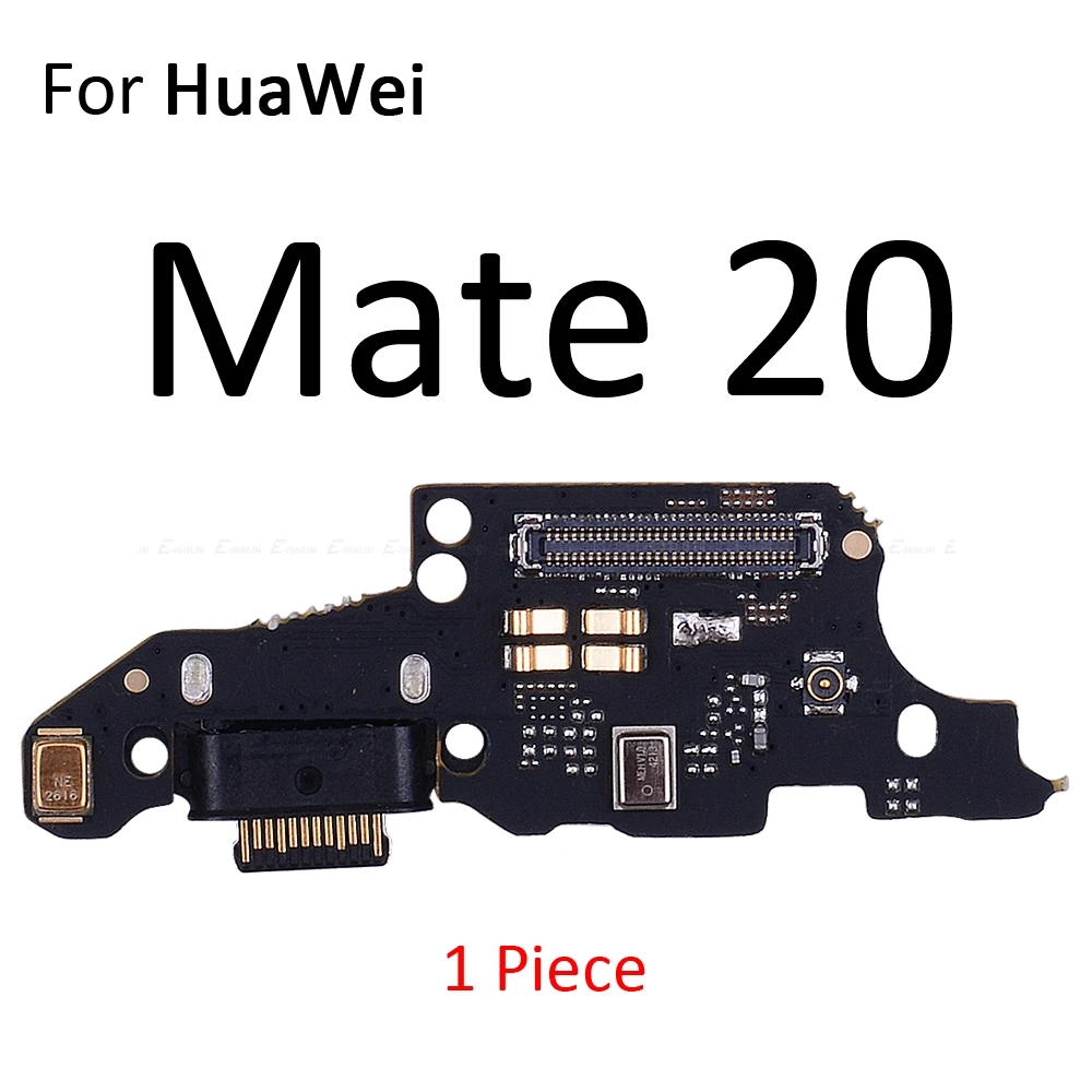 Разъем для зарядного порта гибкий кабель с микрофоном HuaWei Mate 20 10 9 Pro Lite P Smart Plus