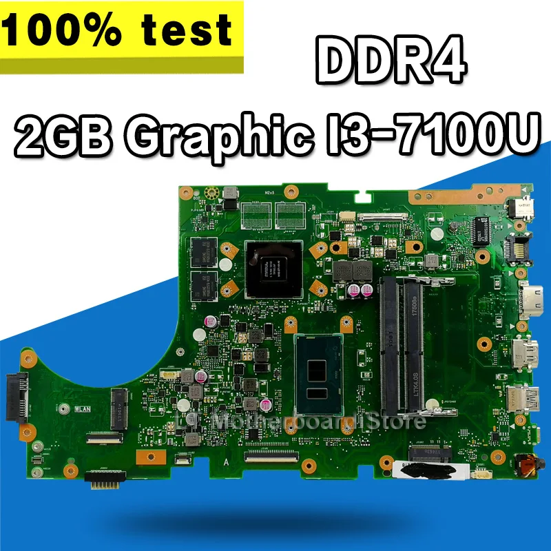 X756UQK материнская плата для ноутбука For Asus X756UWK X756UXM X756UV X756UX 90NB0C30 R04000 2 Гб