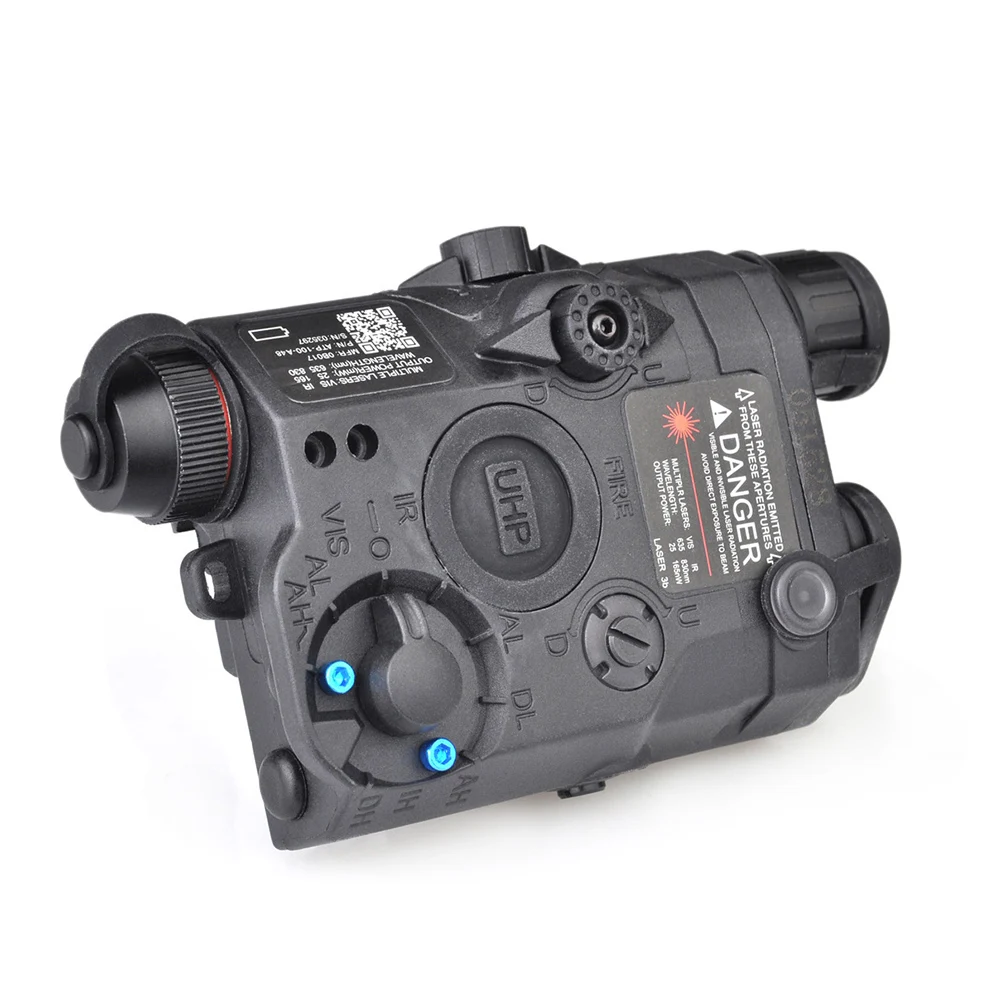 Airsoft PEQ 15 / LA-5C UHP Tactical Flashlights Appearance Red Laser Dot Light Softair IR Infrared Military Battery Case | Спорт и