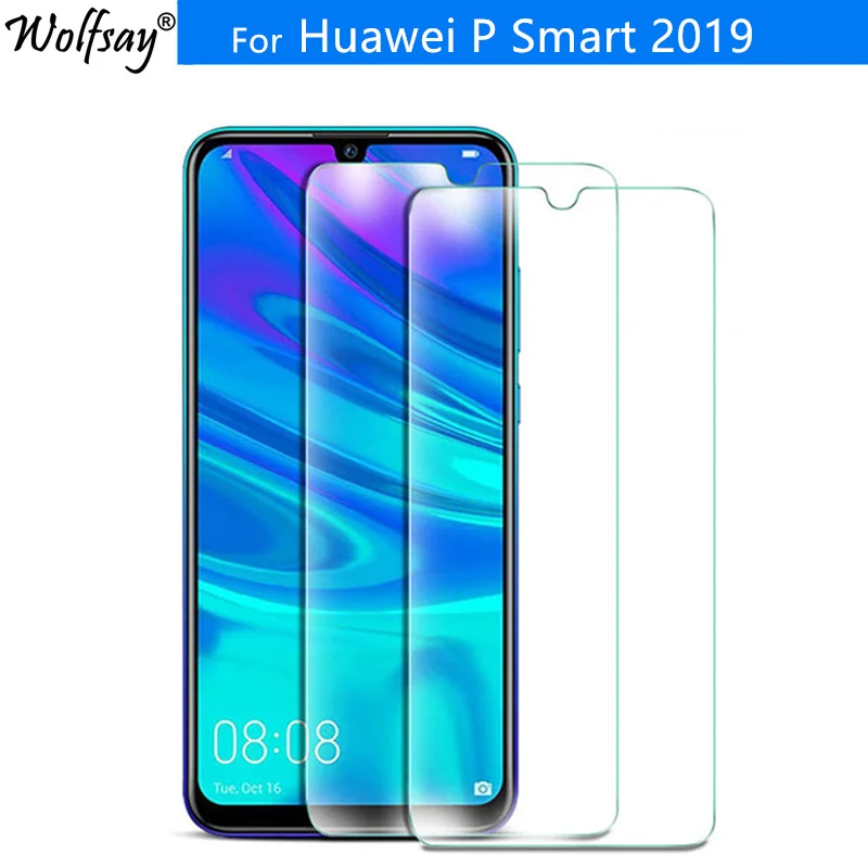 

2PCS Tempered Glass For Huawei P Smart 2019 Glass Huawei PSmart 2019 Screen Protector Premium Glass Protector For Huawei P Smart