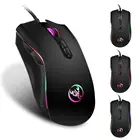 Проводная игровая мышь 3200DPI ZERODATE HXSJ A869 RGB с подсветкой, USB порты Esports, Регулируемая игровая мышь DPI для настольного ноутбука