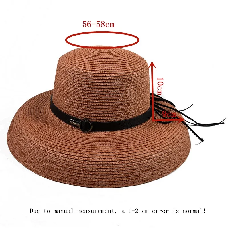 2019 летние шляпы для женщин соломенная шляпа канотье с плоским верхом от солнца