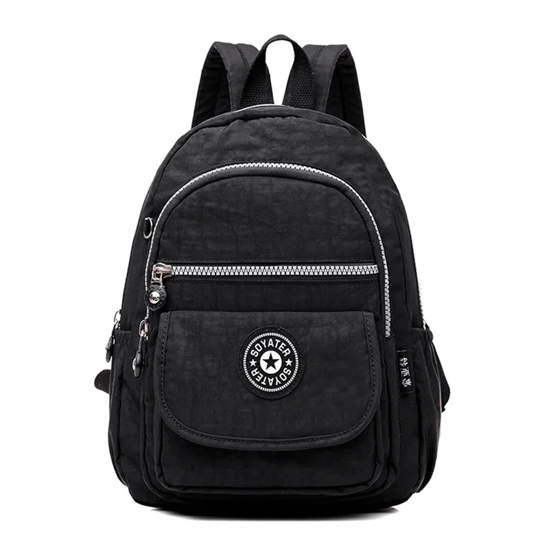 Нейлоновый рюкзак для девочек подростков качественные женские дорожные ранцы