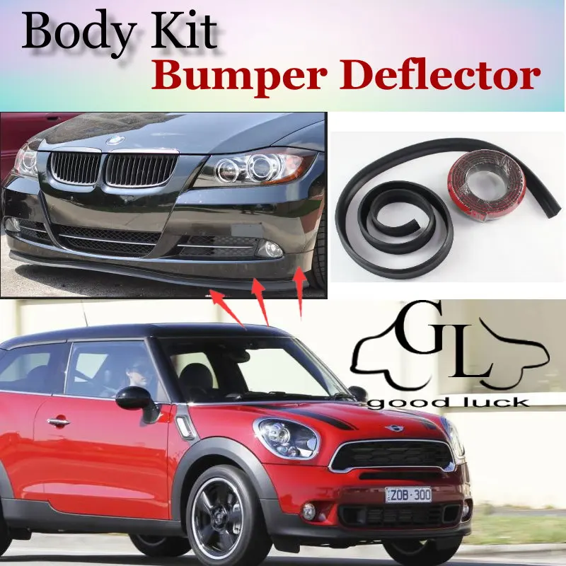 Дефлектор губ для бампера Mini Paceman / Cooper S передняя юбка спойлера ДЛЯ вентиляторов