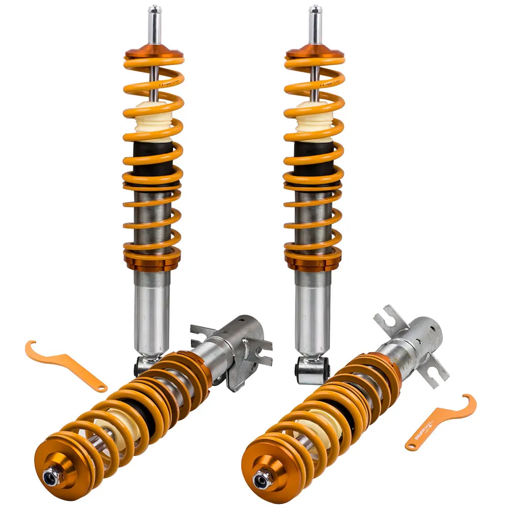Выполните Coilover Комплект деталей для подвески VW Golf подходит Jetta MK2 MK3 85