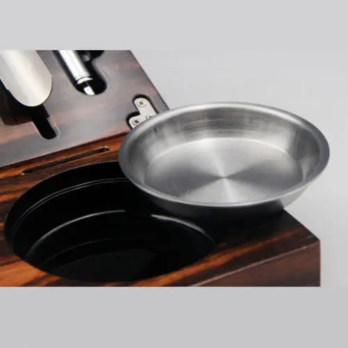 

Fold Cedar Wood Cigar Ashtray with Guillotine Cutter & Bullet Punch Set