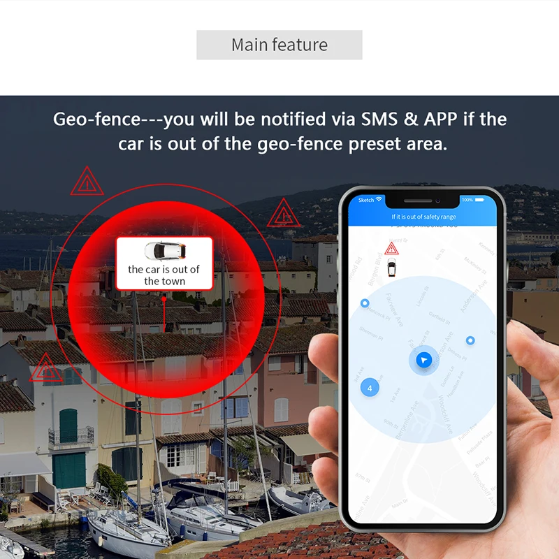 Автомобильная сигнализация EASYGUARD GSM с gps-отслеживанием, дистанционный запуск pke, бесключевая Система пуска, совместимая со смартфонами IOS и Android