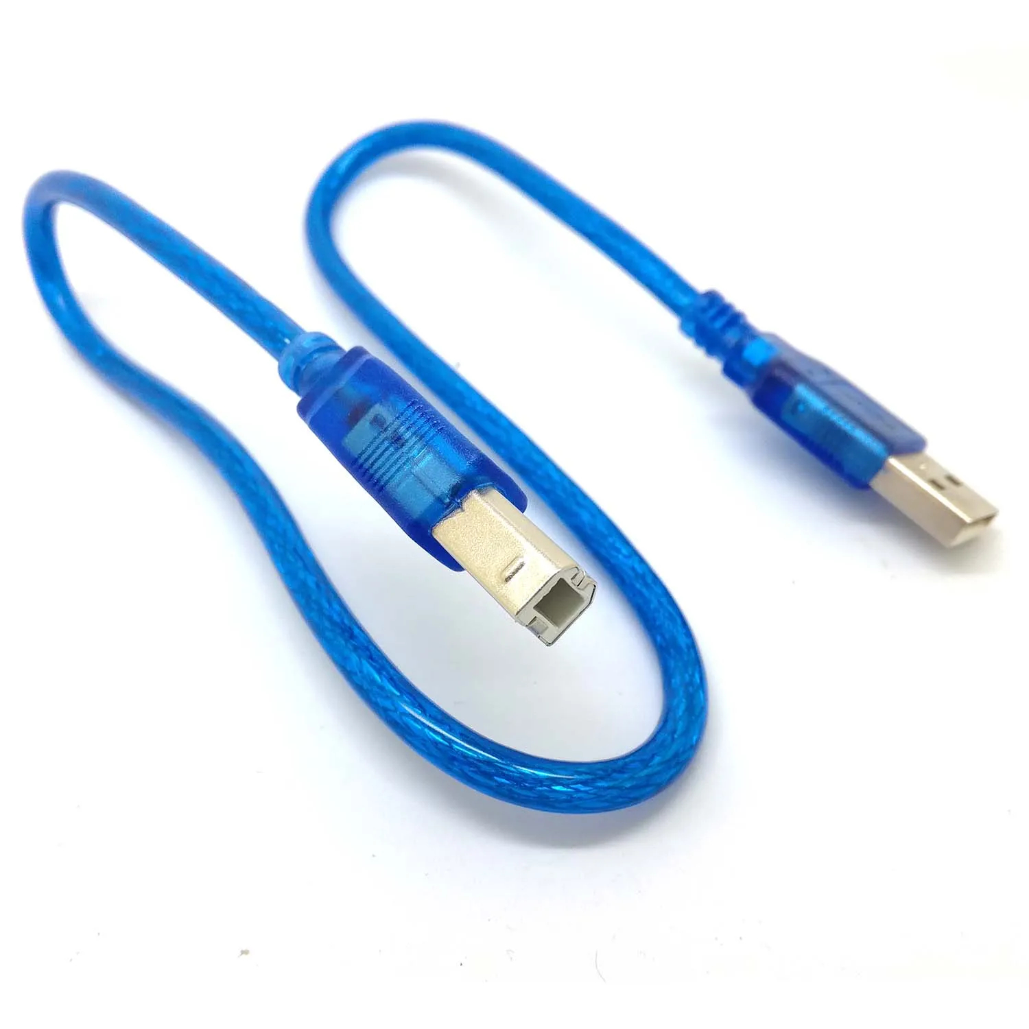 1 5 фута 50 см синий короткий новый высокоскоростной USB кабель 2 0 A на B штекер для Canon