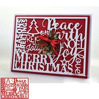 peace earth cutting die stencil diy scrapbooking card album photo making template craft handmade decoration embossing