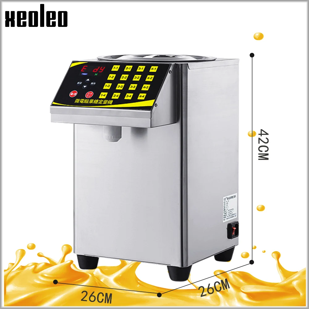 XEOLEO 16 Grid Quantitative machine Automatic Fructose Dispenser Micro computer Fructose machine Stainless steel Syrup dispenser