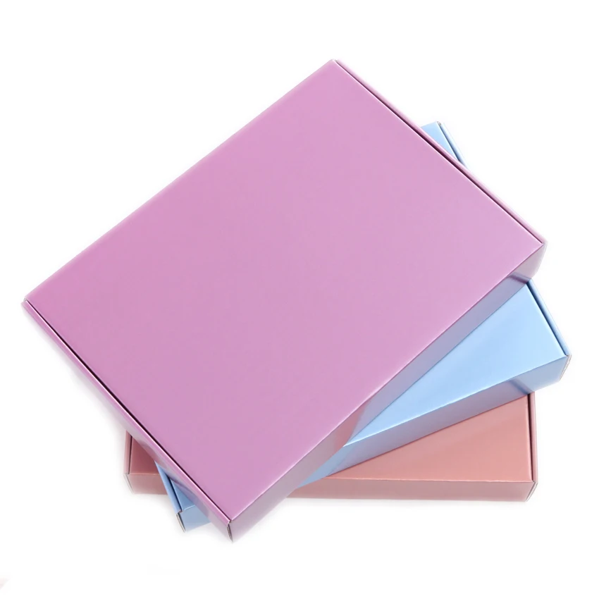 Customized Colorful Logo Packing Box Luxury Glossy Metal Color Clothes Shirt Thicker Courier Mailer Boxes Rose Gold Blue Purple | Дом и сад