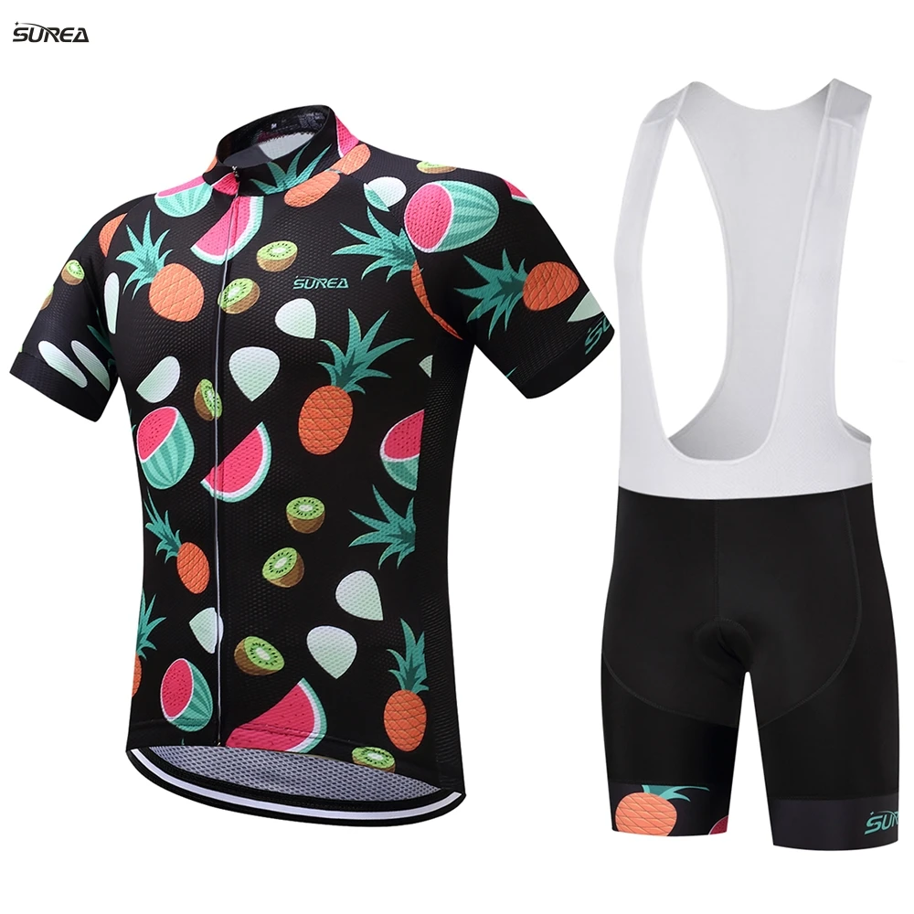 Новинка surea одежда для велоспорта Ropa Ciclismo с коротким рукавом летние дышащие