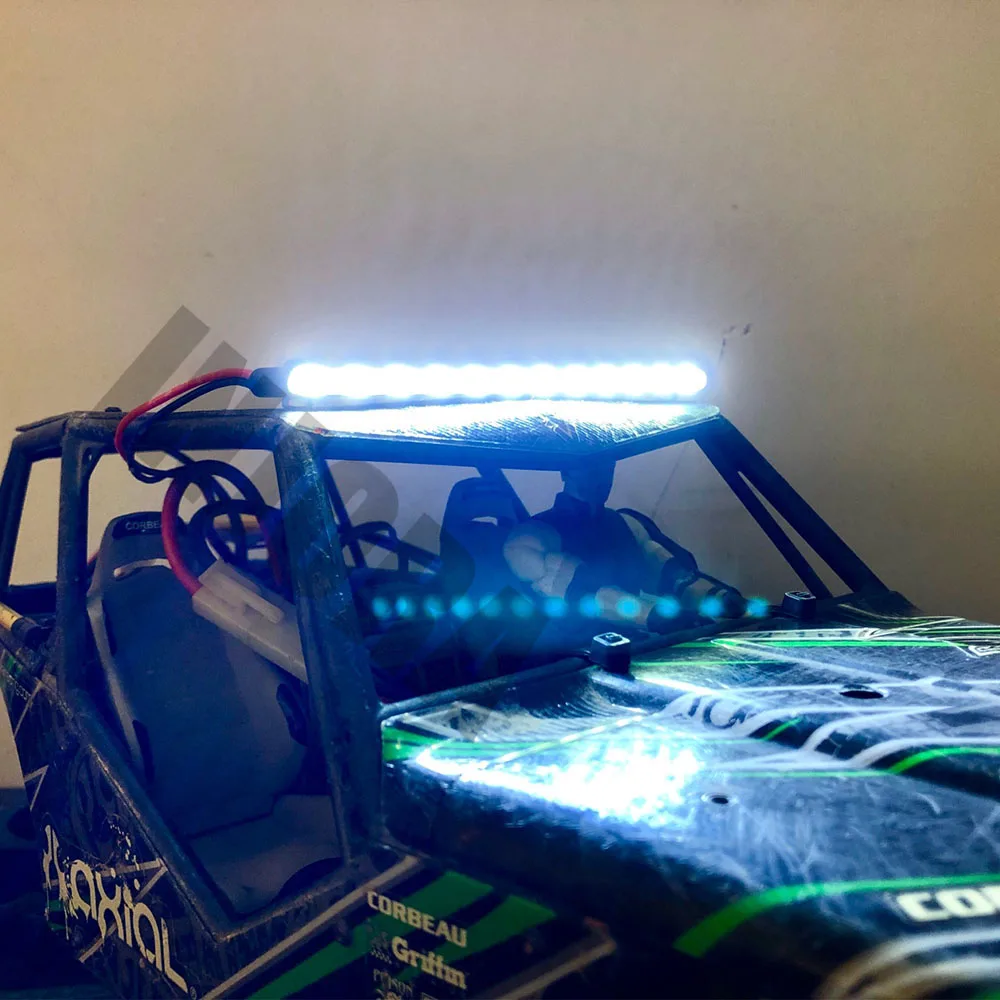 INJORA 12LED 130 мм супер яркий металлический светильник с переключателем для RC Рок Гусеничный автомобиль осевой серии Рейфов 90018 90020 90045