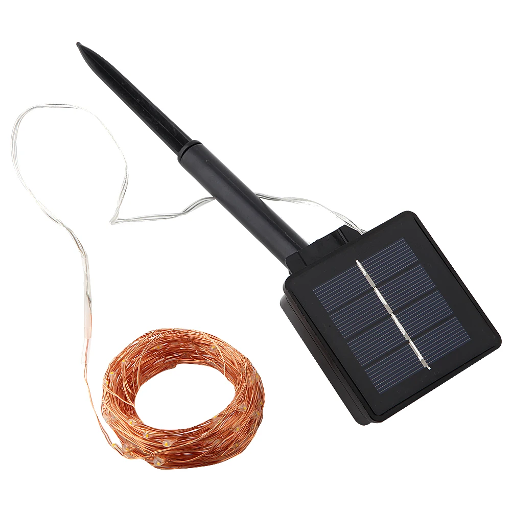 

10M 100LED Outdoor Solar Lamps LEDs Solar String Lights Fairy Holiday Christmas Party Garlands Solar Garden Waterproof Lights