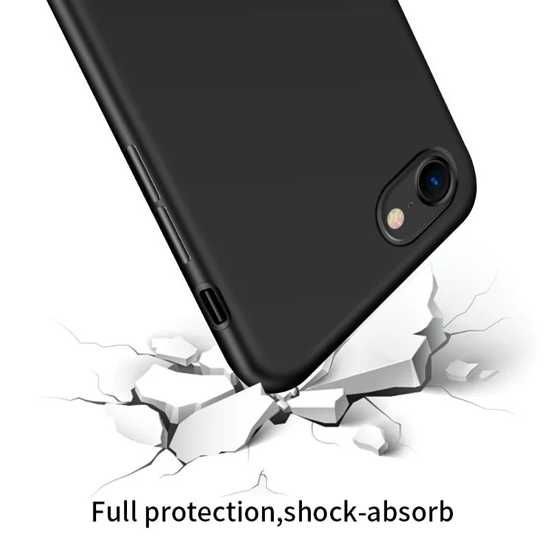 Шелковистые ТПУ чехол для телефона iPhone 7 плюс 5.5 дюймов задняя крышка 4.7 дюймовый