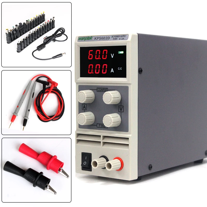 Wanptek высокое качество KPS602D 60V 2A 0 1 V 0.01A одиночный выход Регулируемый цифровой