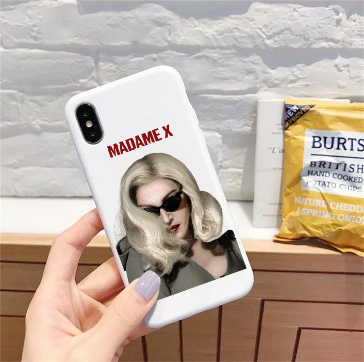 Чехол для телефона madonna madame x для iPhone X 7 Plus XS 10 чехол силиконовый чехол для телефона для iPhone 6S 8 6 Plus XS Max 11 чехол s - Цвет: BHSR-22097