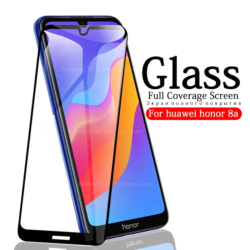 Закаленное стекло для Huawei Honor 8A Защитное 8 A A8 6 09 дюйма|Защитные стёкла и плёнки