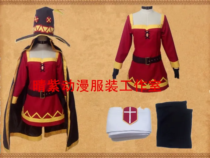 KonoSuba Megumin Косплей Костюм на заказ любой размер