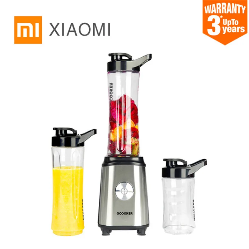 Портативная соковыжималка Xiaomi Ocooker для приготовления фруктов и овощей, точечный переключатель 304, нержавеющая сталь, 8 секунд, суповая машина