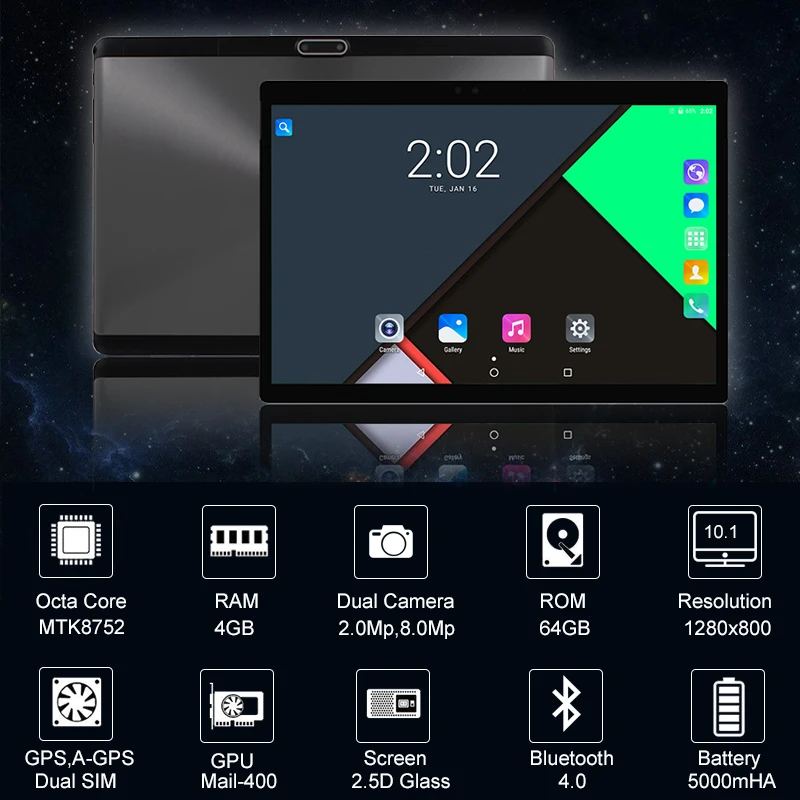 Оригинальный дюймов 3g/4G телефон планшетный ПК Octa Core ram 4G B rom 6 800x1280 ips две sim-карты
