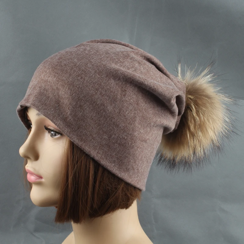 Осенне зимние однотонные хлопковые шапки унисекс облегающие женские