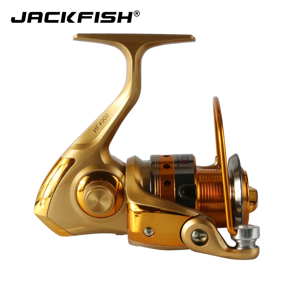 JACKFISH Спиннинг Удочка Комбо Телескопическая + 10BB Рыболовная катушка колеса