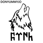 DONYUMMYJO 20*13,1 см вой волка и слово отличная турка Турция наклейка на машину, мотоцикл наклейки EY-067