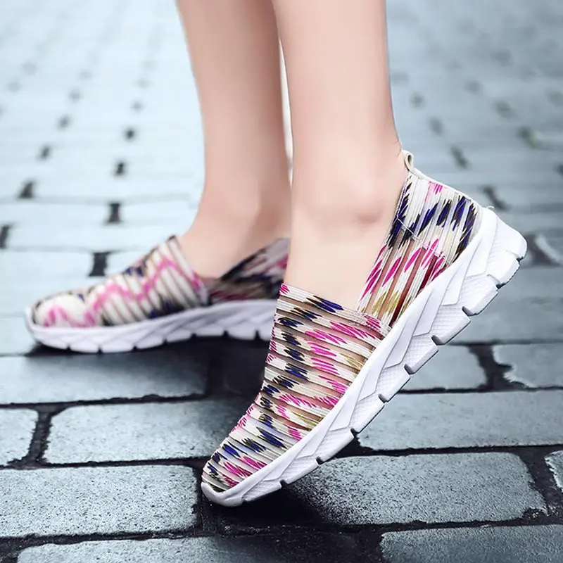 

Summer Slip-on Running Shoes for Women Breathable Tennis for Woman Mesh Women's Sneakers Light Weight Sports Shoes Sport B-336
