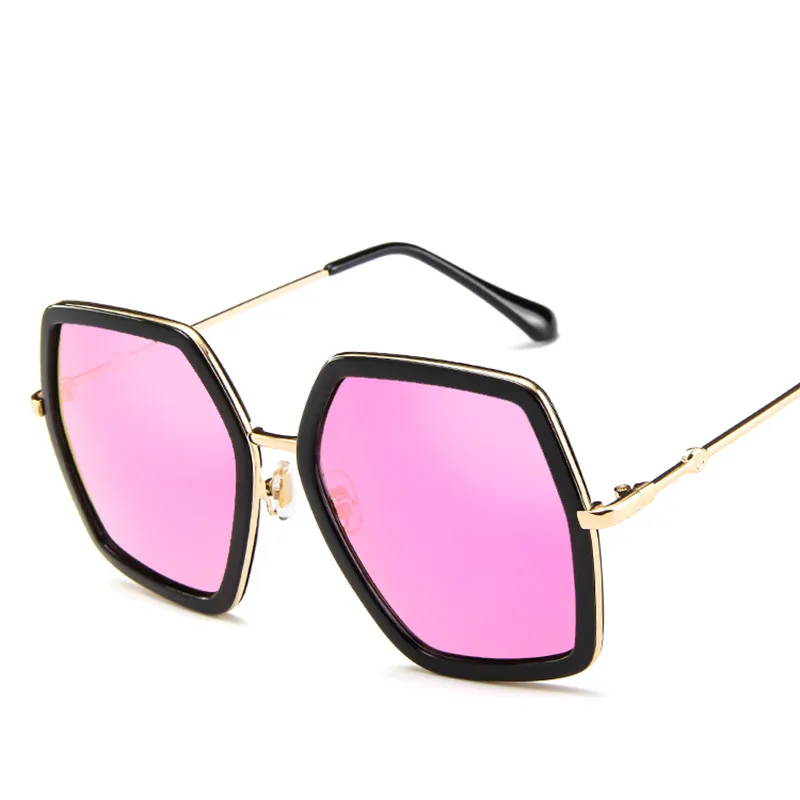 

Oversized Square Luxury Sun Glasses Brand Designer Ladies Sunglasses Women Big Frame Mirror Sun Glasses For Female UV400