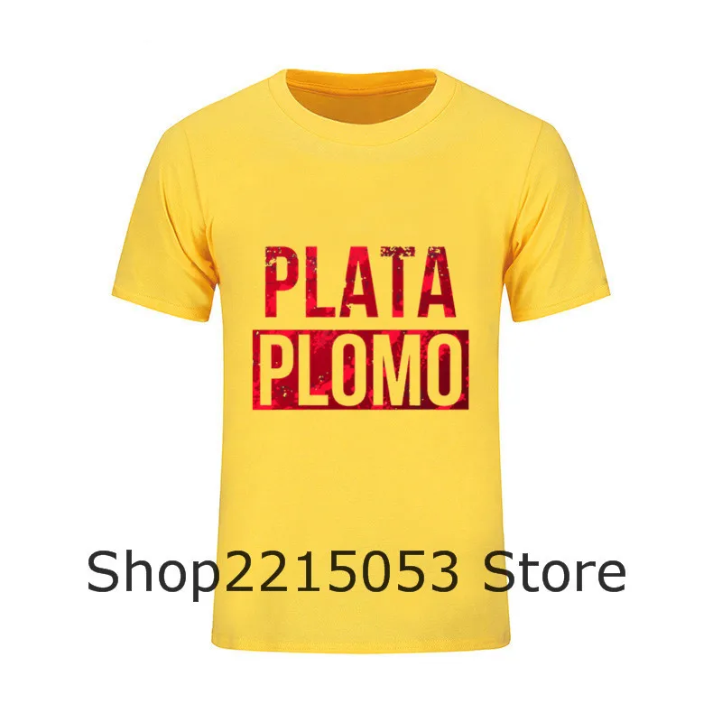 Geek классные Модели футболок для мужчин Plata o футболка Plomo мужские Narcos Pablo Escobar