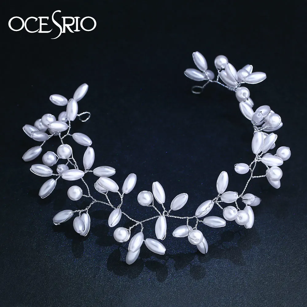 Женская свадебная повязка на голову OCESRIO свадебные аксессуары для волос с