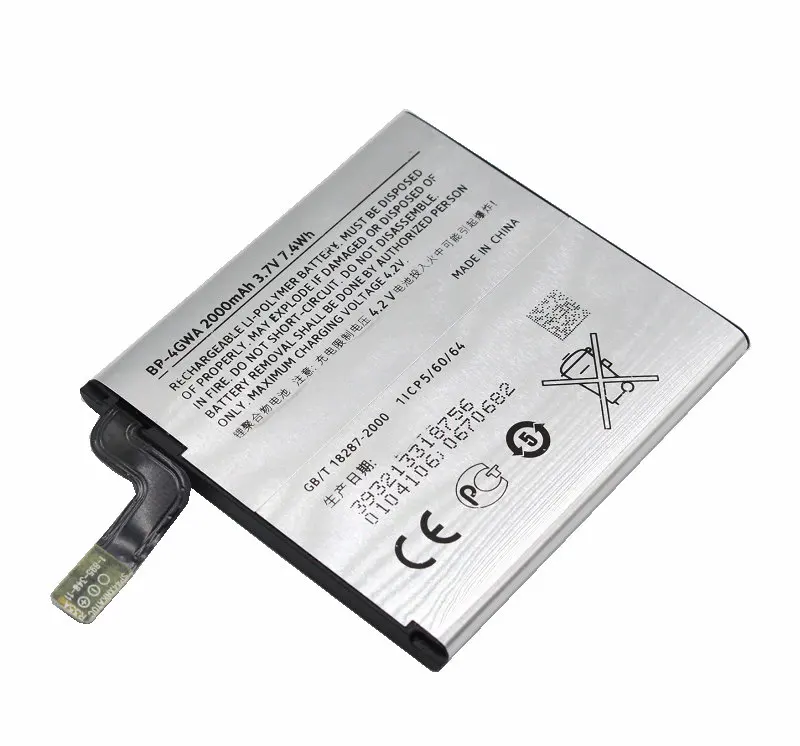 1x2000 мА/ч BP 4GWA BP4GWA для мобильного телефона с подставкой и отделениями карт Nokia Lumia 720