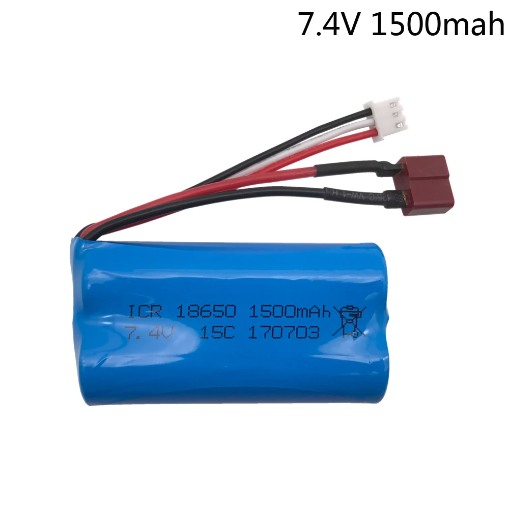 7 4 V 1500mAh высокий разряд 15c 18650 2S 12428 радиоуправляемая модель автомобиля вертолет