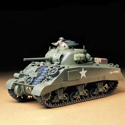 1:35 масштаб Tamiya модель военного танка Средний Американский Танк М4 Шерман Раннее Производство Танк Строительный комплект танк хобби DIY 35190