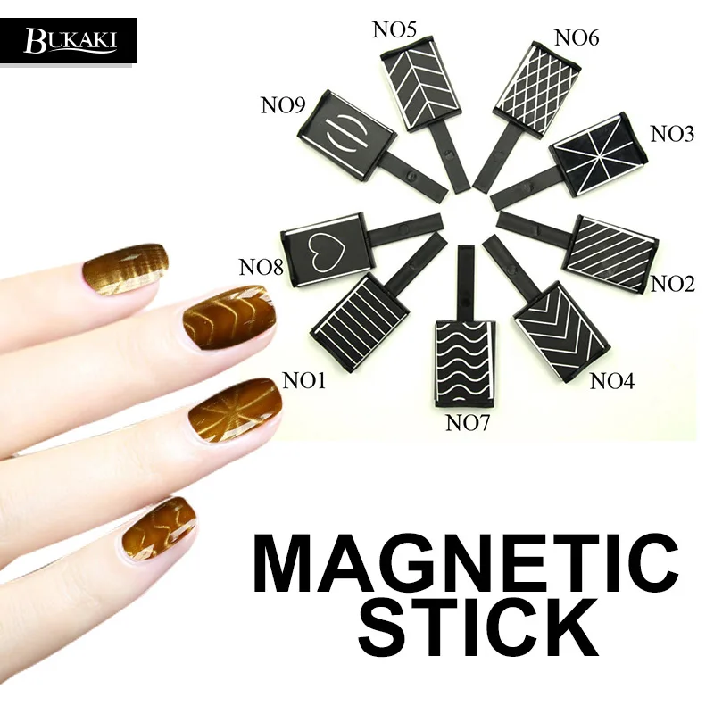 Магнитный Гель лак BUKAKI для ногтей 1 шт. кошачий глаз 3D эффект маникюра|art manicure|magnet