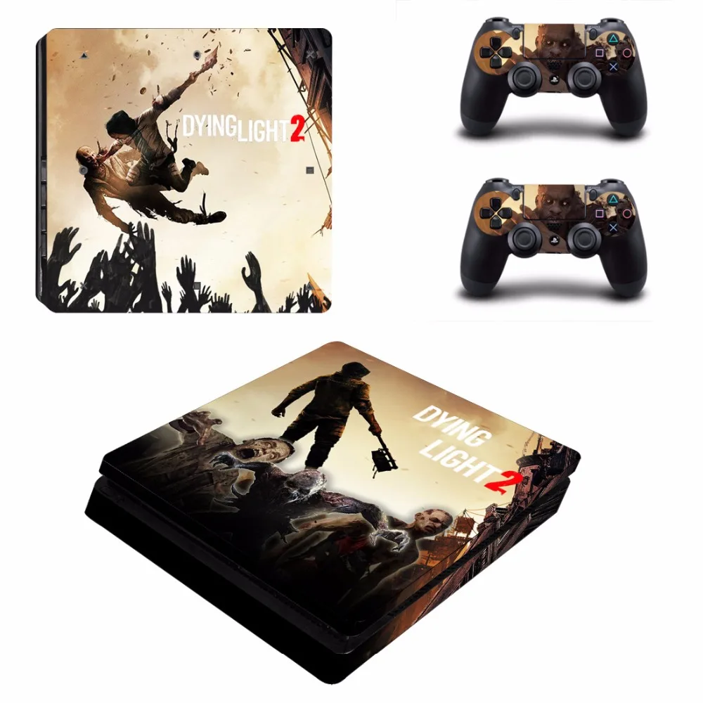PS4 тонкая кожа Стикеры для Игровые приставки 4 консоли и 2 контроллеры виниловая