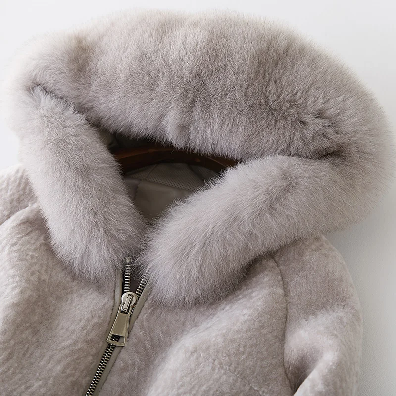 Шерстяная куртка высшего качества женская одежда корейское пальто из